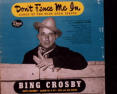 Bing Crosby vinyl record albums