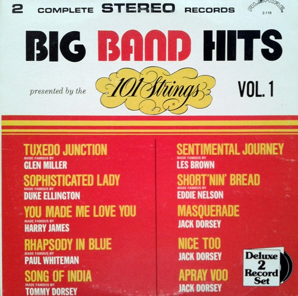 101 STRINGS - Big Band Hits Vol. 1 And Vol. 2 [Vinyl] 101 Strings - Disque 33T