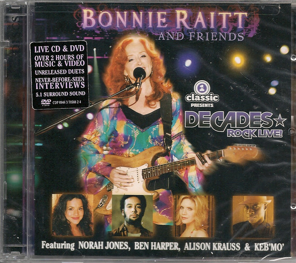 bonnie raitt and friends featuring norah jones / ben harper / alison krauss & keb'mo' bonnie raitt and friends [audio cd/dvd] bonnie raitt and friends featuring norah jones / ben harper / alison krauss & keb'mo'