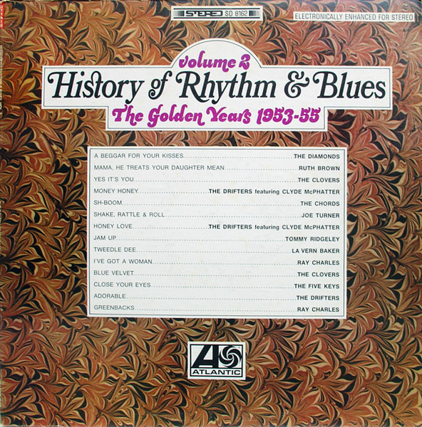 VARIOUS ARTISTS - History Of Rhythm & Blues - Volume 2: The Golden Years 1953-55 [Vinyl] Various Artists - Disque 33T